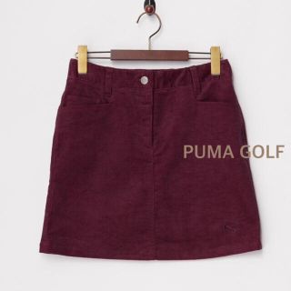 プーマ(PUMA)の＊新品＊コーデュロイスカート＊PUMA GOLF＊M＊パープル(ウエア)