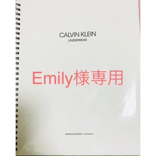 カルバンクライン(Calvin Klein)の☆未開封☆カルバンクライン アンダーウェア 2018春カタログ(ブラ&ショーツセット)