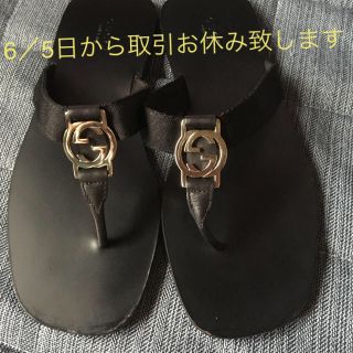 グッチ(Gucci)のGUCCIトングサンダル(サンダル)