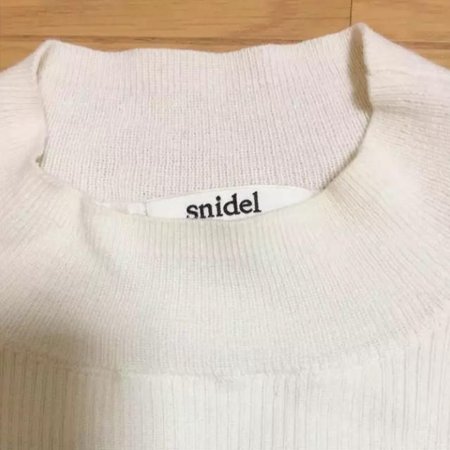 SNIDEL(スナイデル)のsnidel 半袖ニット レディースのトップス(カットソー(半袖/袖なし))の商品写真