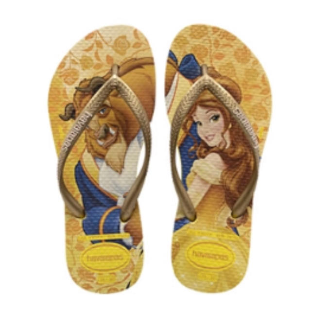 havaianas(ハワイアナス)のハワイアナス キッズ ビーチサンダル ベル １７センチ １８cm ディズニー キッズ/ベビー/マタニティのキッズ靴/シューズ(15cm~)(サンダル)の商品写真