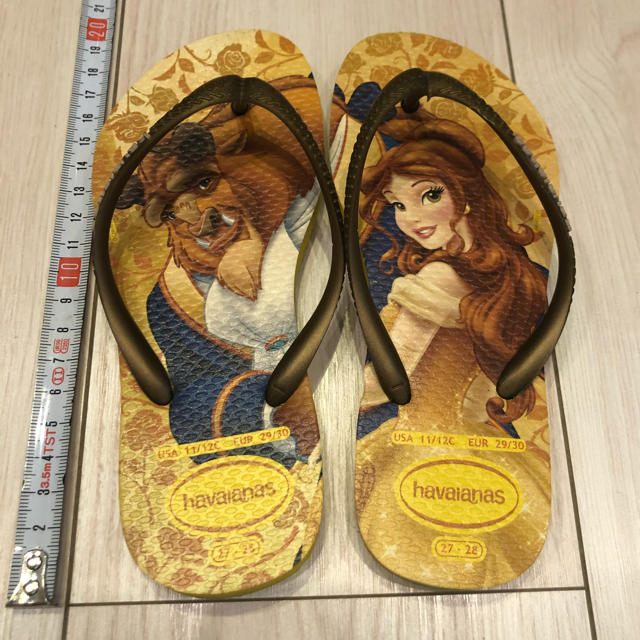 havaianas(ハワイアナス)のハワイアナス キッズ ビーチサンダル ベル １７センチ １８cm ディズニー キッズ/ベビー/マタニティのキッズ靴/シューズ(15cm~)(サンダル)の商品写真