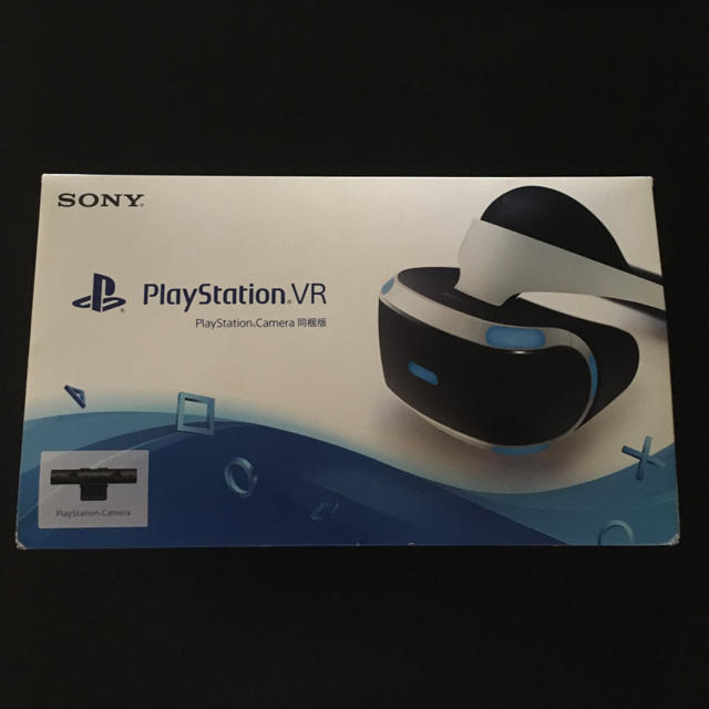 PlayStation VR(プレイステーションヴィーアール)のps vr カメラ同梱版 初期型 エンタメ/ホビーのゲームソフト/ゲーム機本体(家庭用ゲーム機本体)の商品写真