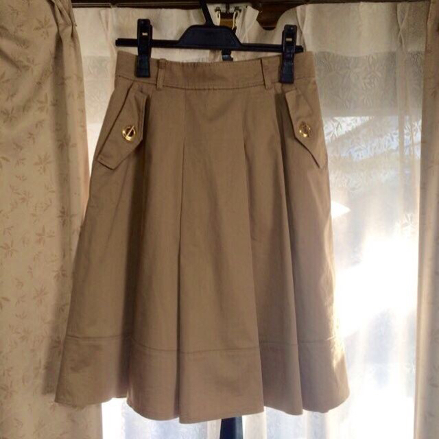 QUEENS COURT(クイーンズコート)のブリーツスカート レディースのスカート(ひざ丈スカート)の商品写真