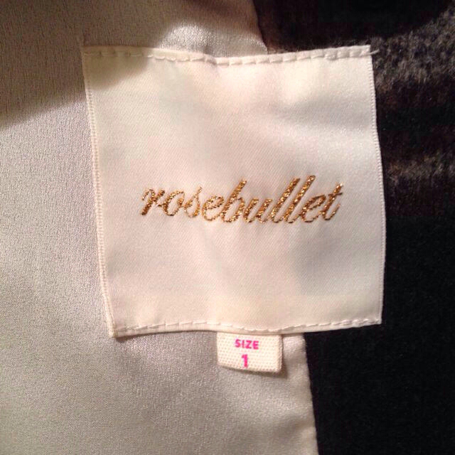 rosebullet(ローズブリット)のrosebullet チェックコート レディースのジャケット/アウター(ピーコート)の商品写真