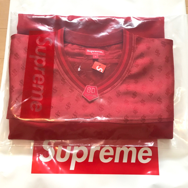 Supreme(シュプリーム)のLサイズ Monogram Football Jersey メンズのトップス(Tシャツ/カットソー(半袖/袖なし))の商品写真