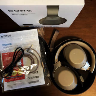 ソニー(SONY)のワイヤレス ノイズキャンセリング ヘッドフォン SONY MDR-1000X(ヘッドフォン/イヤフォン)