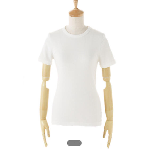 TOMORROWLAND(トゥモローランド)のMACPHEE コットンジャージープルオーバー ホワイト レディースのトップス(Tシャツ(半袖/袖なし))の商品写真