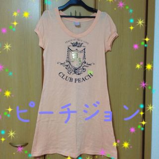 ピーチジョン(PEACH JOHN)の⭐ＰＪ Ｔシャツワンピ⭐(ミニワンピース)