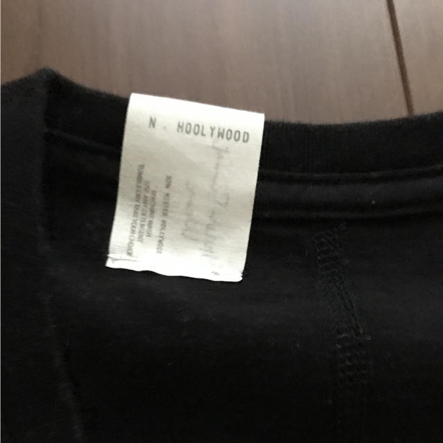 N.HOOLYWOOD(エヌハリウッド)のN.HOOLYWOOD (エヌハリウッド) Tシャツ ブラック メンズのトップス(Tシャツ/カットソー(半袖/袖なし))の商品写真
