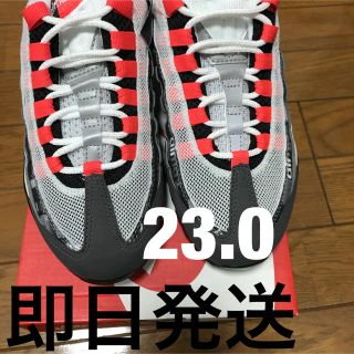 即日発送 we love  nike レッド95  23.0(スニーカー)