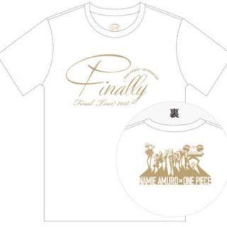 【未開封・未使用】安室奈美恵 Finally ワンピース コラボTシャツ S 白