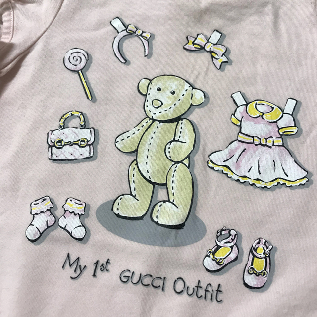 Gucci(グッチ)のグッチ チルドレン キッズ ベビー 女の子 ワンピース/ロンパース Tシャツ キッズ/ベビー/マタニティのベビー服(~85cm)(ワンピース)の商品写真