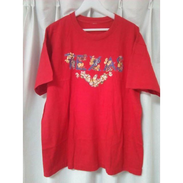 Tシャツ XL サイズ USA レッド 赤 RED メンズのトップス(Tシャツ/カットソー(半袖/袖なし))の商品写真