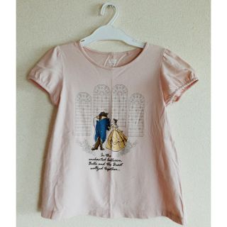 ユニクロ(UNIQLO)の美品 UNIQLO Tシャツ 美女と野獣 120(Tシャツ/カットソー)