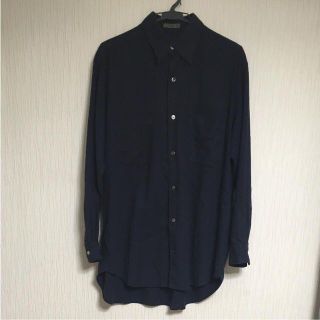 Yohji Yamamoto - Y's for men 長袖シャツ 紺 ネイビーの通販 by Shu's
