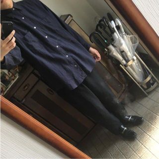 Yohji Yamamoto - Y's for men 長袖シャツ 紺 ネイビーの通販 by