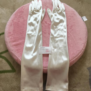 ウェディンググローブ オフホワイト 50cm(ウェディングドレス)