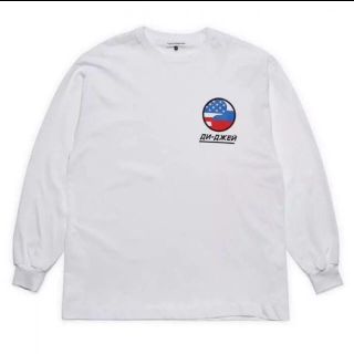 コムデギャルソン(COMME des GARCONS)のGosha Rubchinskiy 2018ss DJ Logo ロンT 白 M(Tシャツ/カットソー(七分/長袖))