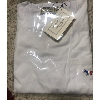 メゾンキツネ(MAISON KITSUNE')の新品未開封/メゾンキツネ Tシャツ ホワイト Sサイズ(Tシャツ(半袖/袖なし))