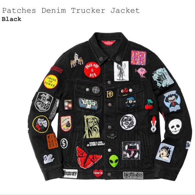 ジャケット/アウター専用 Supreme Patches Denim Trucker Jacket