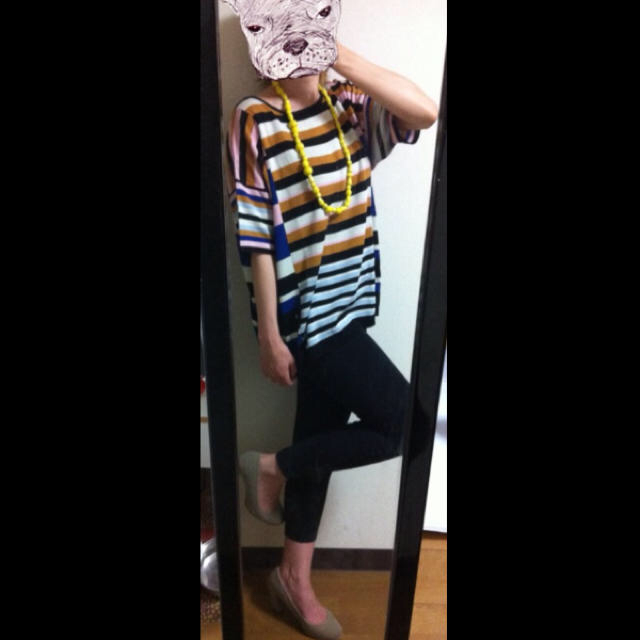 marimekko(マリメッコ)のマリメッコ♡レアなボーダーサマーニット！ レディースのトップス(ニット/セーター)の商品写真