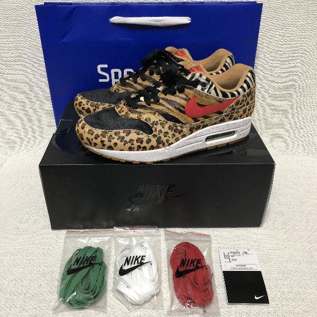 送料込 27 atmos NIKE AIR MAX 1 ANIMAL 美メンズ