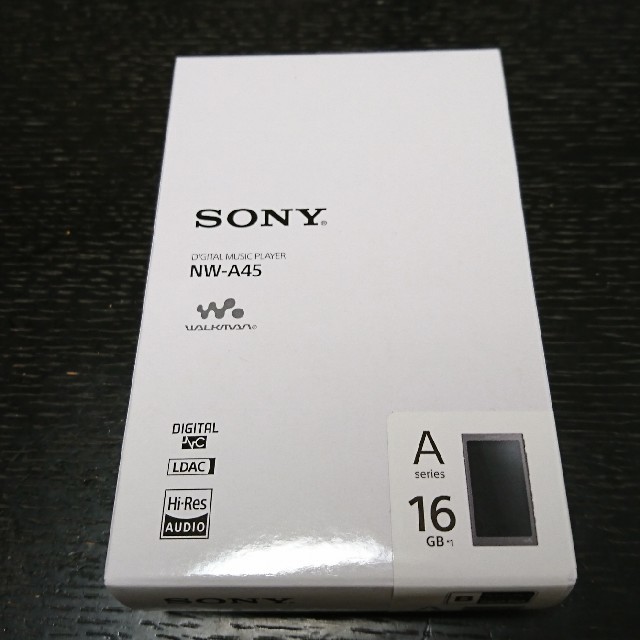 Sony walkman NW-A45 B グレイッシュブラック新品 16GB