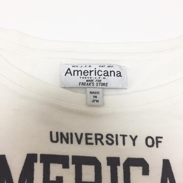 AMERICANA(アメリカーナ)のAmericana アメリカーナ ベースボールT FREAK'S STORE別注 レディースのトップス(Tシャツ(長袖/七分))の商品写真