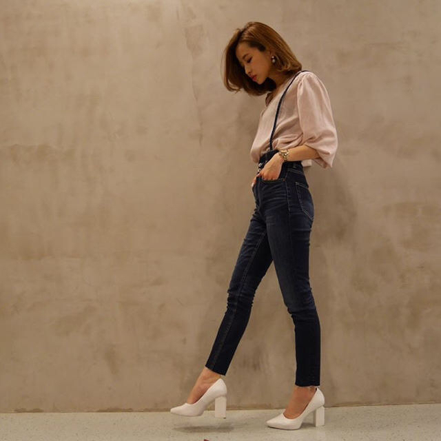 rienda サスペンダーH/W DENIM PT