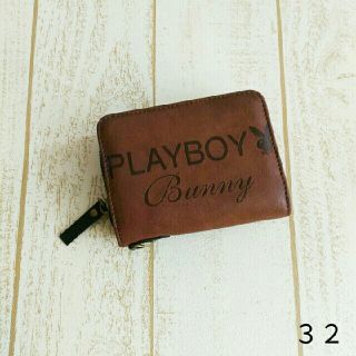 プレイボーイ(PLAYBOY)のcat_rrrr様予約分PLAYBOY☆新品☆折り財布/キャメルブラウン系☆32(財布)