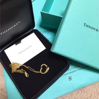 ティファニー(Tiffany & Co.)のありおん様専用 ティファニー オープンハートネックレス K18 ダイヤ付き(ネックレス)