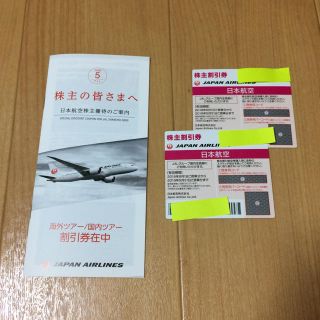 ジャル(ニホンコウクウ)(JAL(日本航空))のJAL 株主優待(航空券)