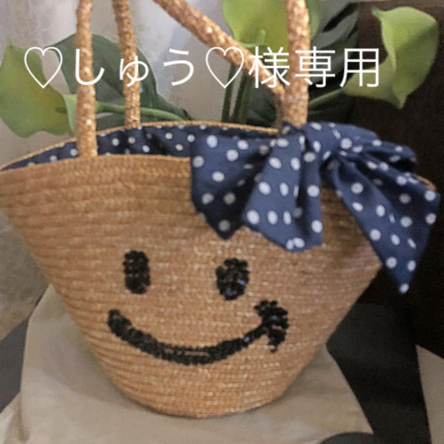 限定販売店舗 ♡しゅう♡様専用キラキラニコちゃんカゴバッグ | www