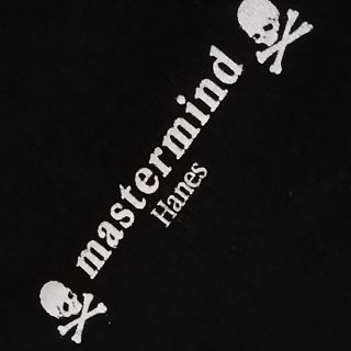 マスターマインドジャパン(mastermind JAPAN)の限定名作希少コラボ！マスターマインド×ヘインズ高級大人のTシャツ黒S(その他)