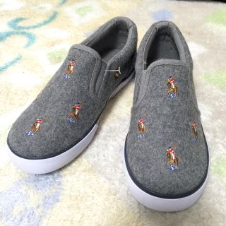 ポロラルフローレン(POLO RALPH LAUREN)のポロラルフローレン☆キッズスニーカー19.0㎝、新品未使用♫スリッポン(スリッポン)