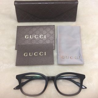 グッチ(Gucci)のグッチ おしゃれ伊達メガネ(サングラス/メガネ)