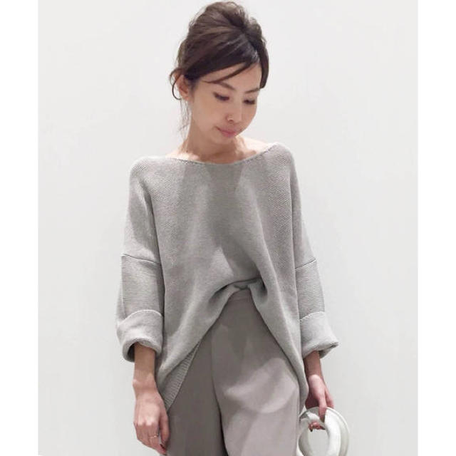 未使用 L'Appartement Garther Stich KNIT グレー