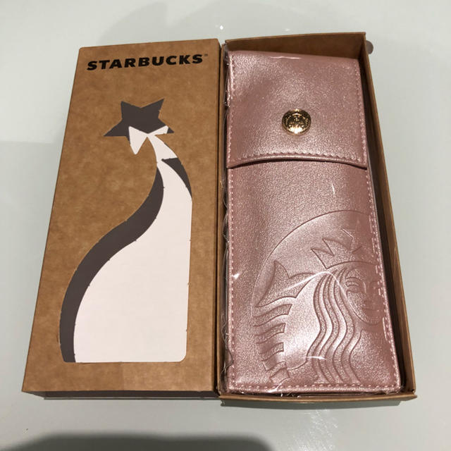 Starbucks Coffee(スターバックスコーヒー)のレア限定♡新品未使用♡スターバックス♡バンコク♡さくら季節限定ケース インテリア/住まい/日用品の文房具(ペンケース/筆箱)の商品写真