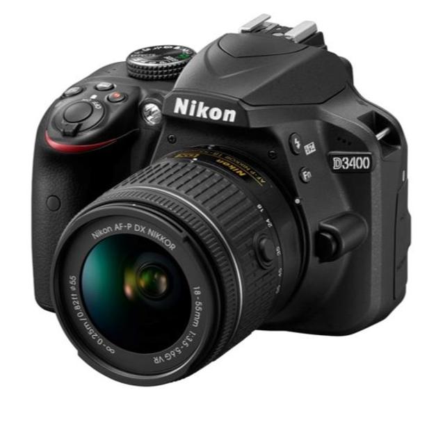スマホ/家電/カメラ新品・未使用・保証書付！ニコン　D3400 ＋18-55 VR レンズ