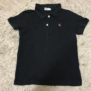 ダブルビー(DOUBLE.B)のミキハウス ダブルB 定番ポロシャツ110cm黒(Tシャツ/カットソー)