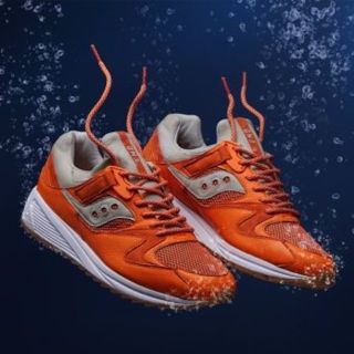 サッカニー(SAUCONY)のEND. × SAUCONY GRID8500  LOBSTER UK8 新品(スニーカー)