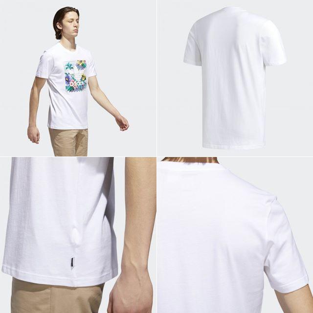 adidas(アディダス)のXS【新品/即日発送OK】adidas オリジナルス Tシャツ フローラル 白 メンズのトップス(Tシャツ/カットソー(半袖/袖なし))の商品写真