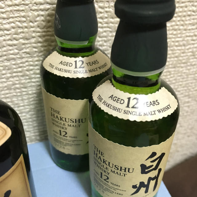 サントリー(サントリー)のサントリー 山崎12年x4本、白州12年x2本.響17年x2本 50ml 計8本 食品/飲料/酒の酒(ウイスキー)の商品写真