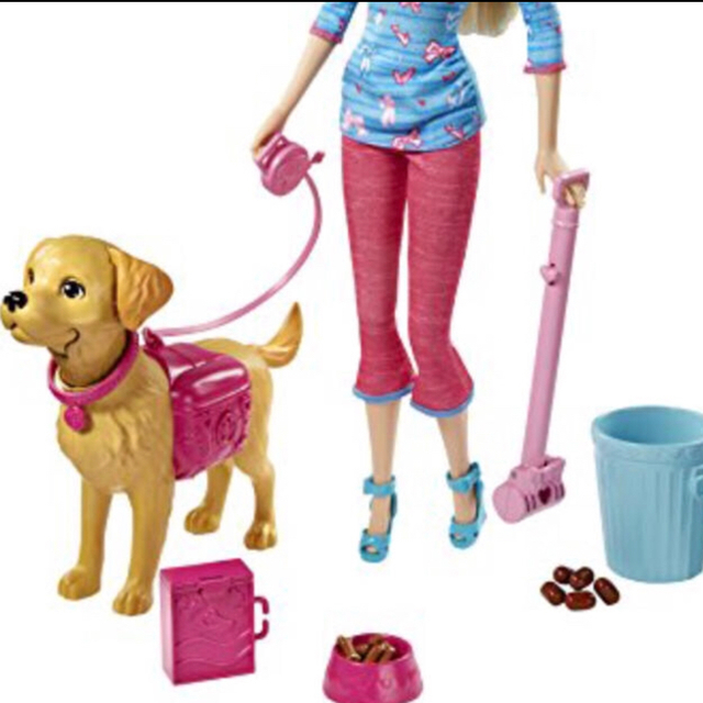 新品 Barbie バービー犬のお世話セット 散歩しつけセット 人形 動物の通販 By Dolls Trend ラクマ