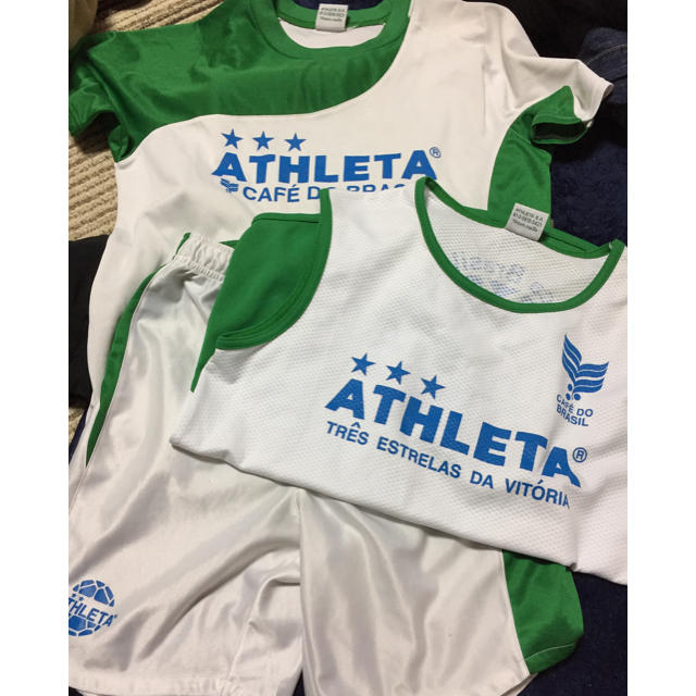 ATHLETA(アスレタ)のアスレタ 3点セット 160 スポーツ/アウトドアのサッカー/フットサル(ウェア)の商品写真