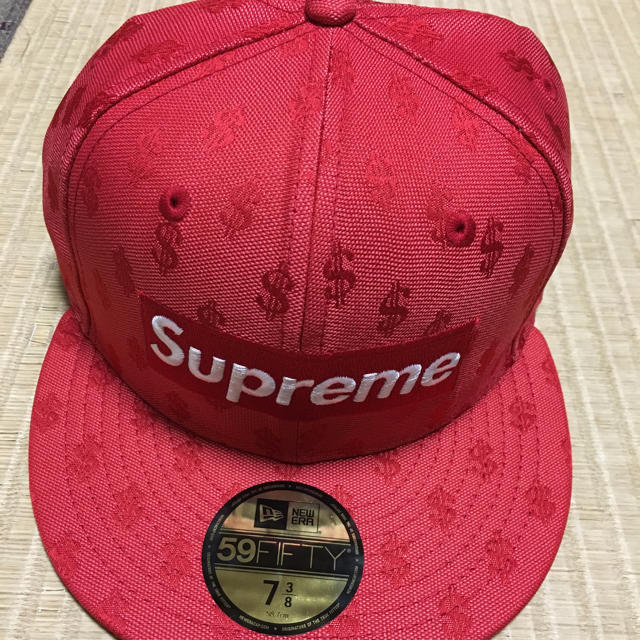 メンズsupreme Monogram Box Logo New Era Red