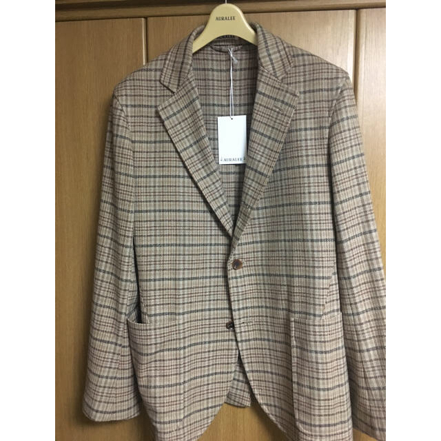 COMOLI(コモリ)のAURALEE silk summer tweed jacket メンズのジャケット/アウター(テーラードジャケット)の商品写真