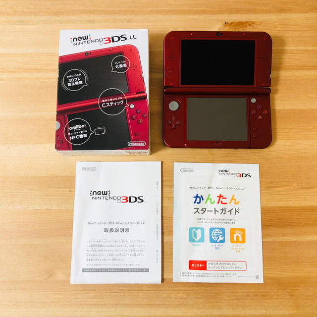 ニンテンドー3DSLL　メタリックレッド