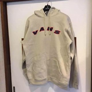 ヴァンズ(VANS)のused vans バンズ パーカー ベージュ フーディーパーカー(パーカー)